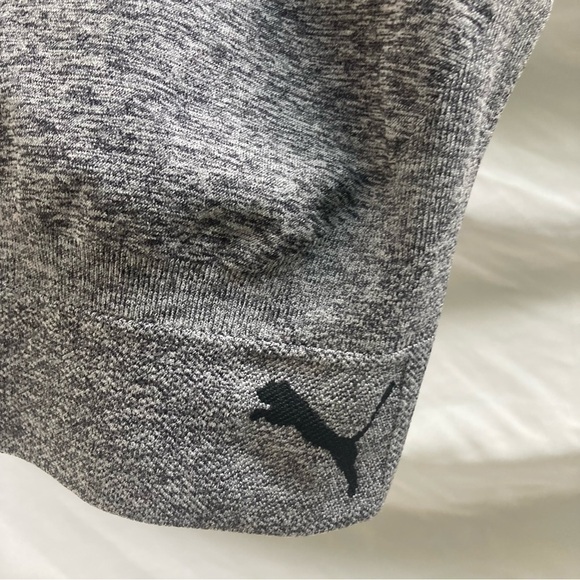 Puma gray athletic sports bra, size large - Picture 2 of 10